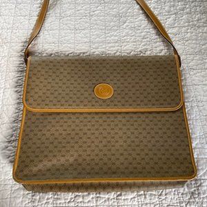 Vintage Gucci large crossbody shoulder bag